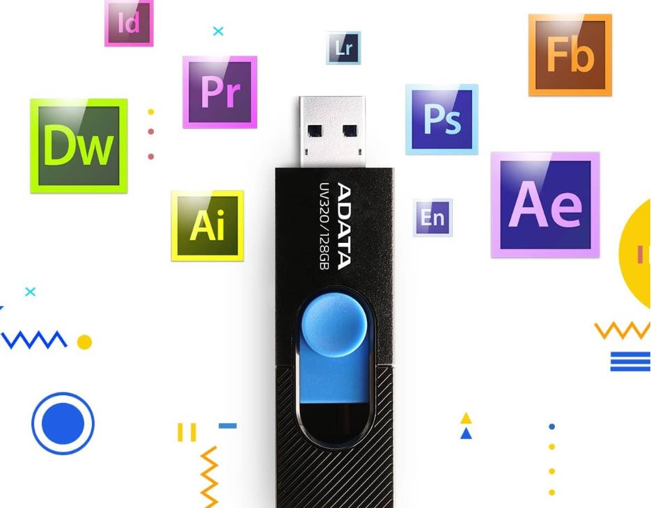 Přenosný flash disk ADATA UV320 256GB USB 32