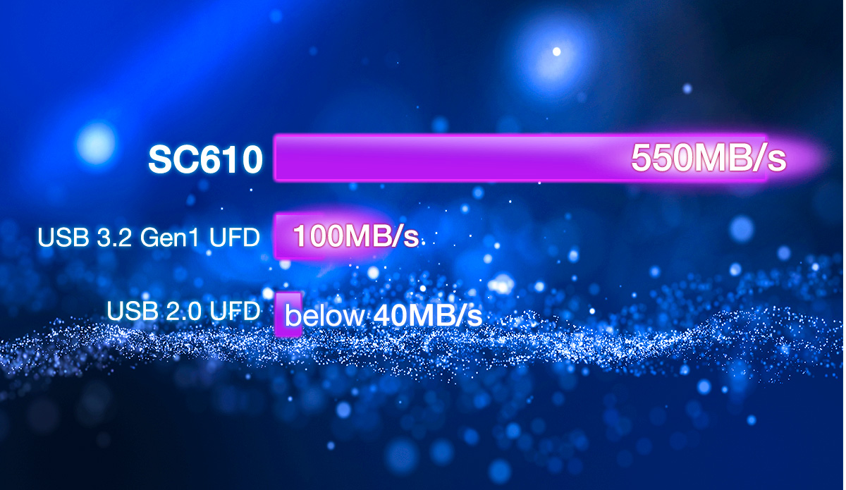 Externí SSD disk ADATA SC610 500GB černá