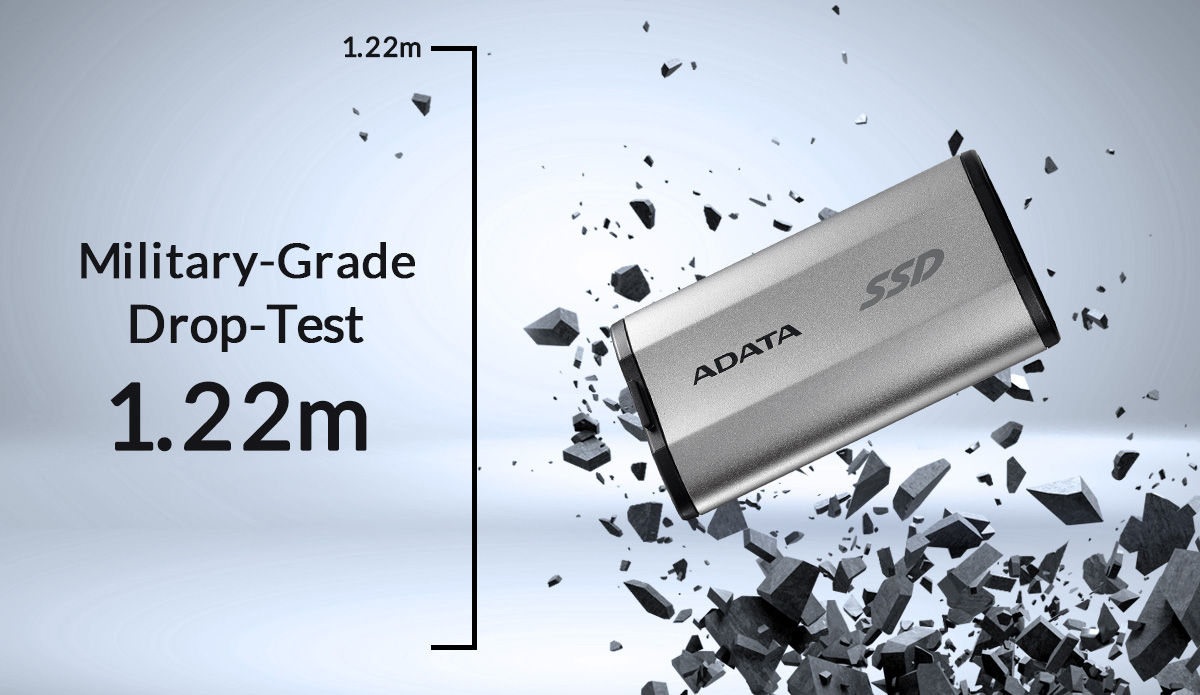 Externí SSD disk ADATA SD810 500GB černá