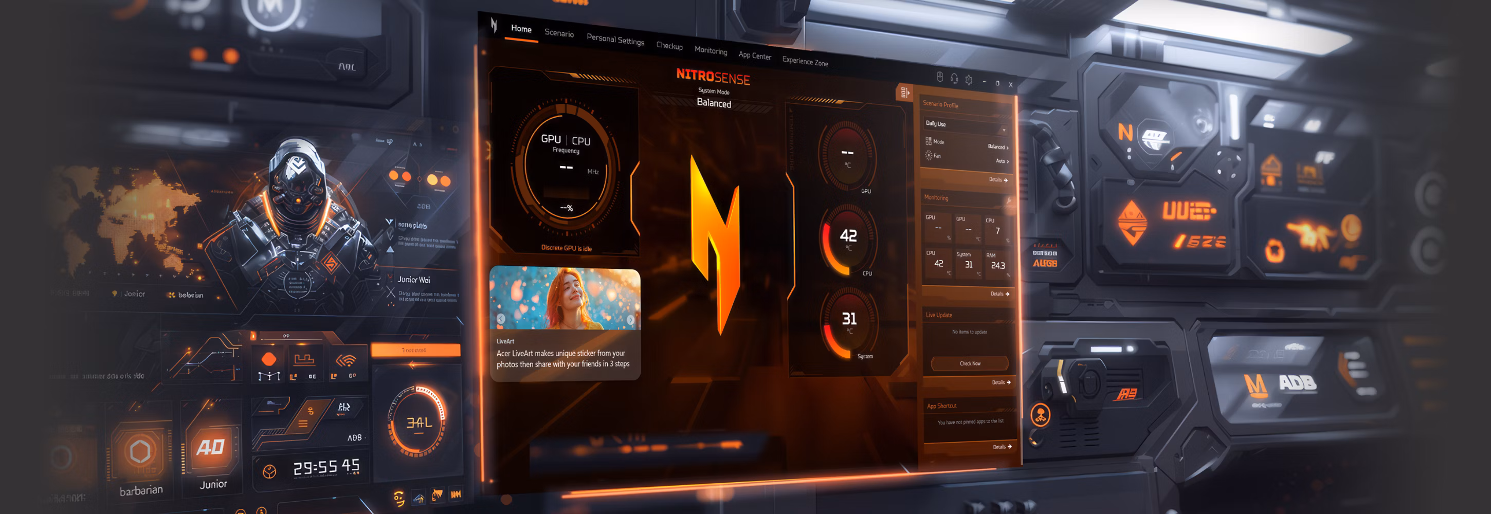 Herní notebook ACER Nitro V 15 ANV155279LG