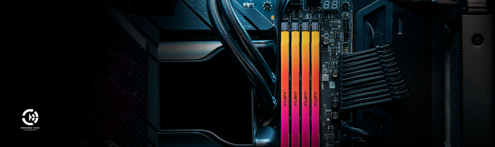 Paměťový modul KINGSTON FURY Renegade CUDIMM DDR5 24GB 8400MHz CL40
