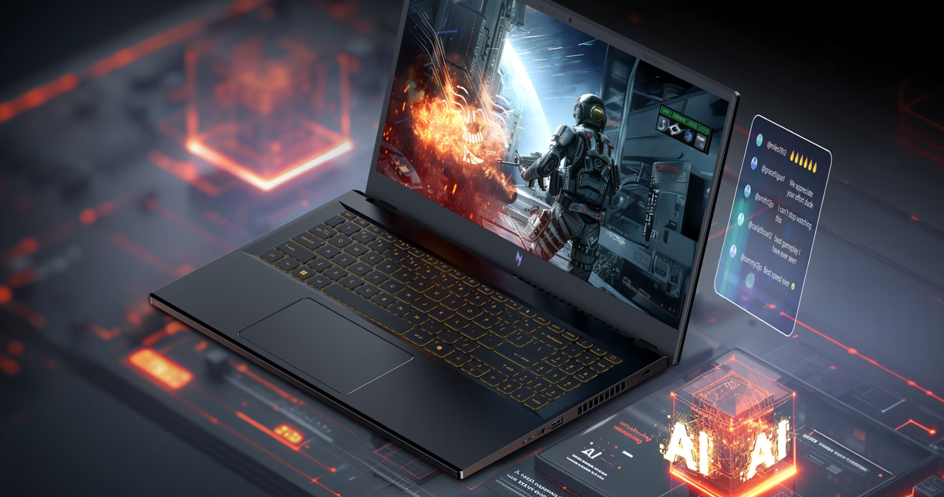 Herní notebook ACER Nitro V 15 ANV155250TR