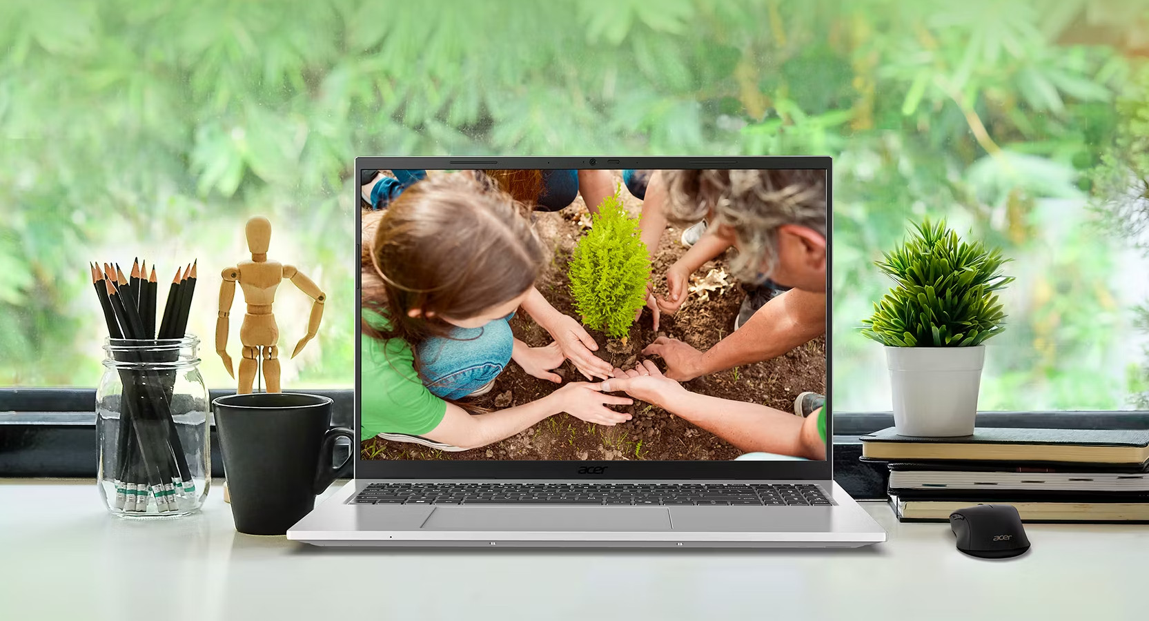 Notebook ACER Aspire Go 15 AG1572P527Ebez adaptéru