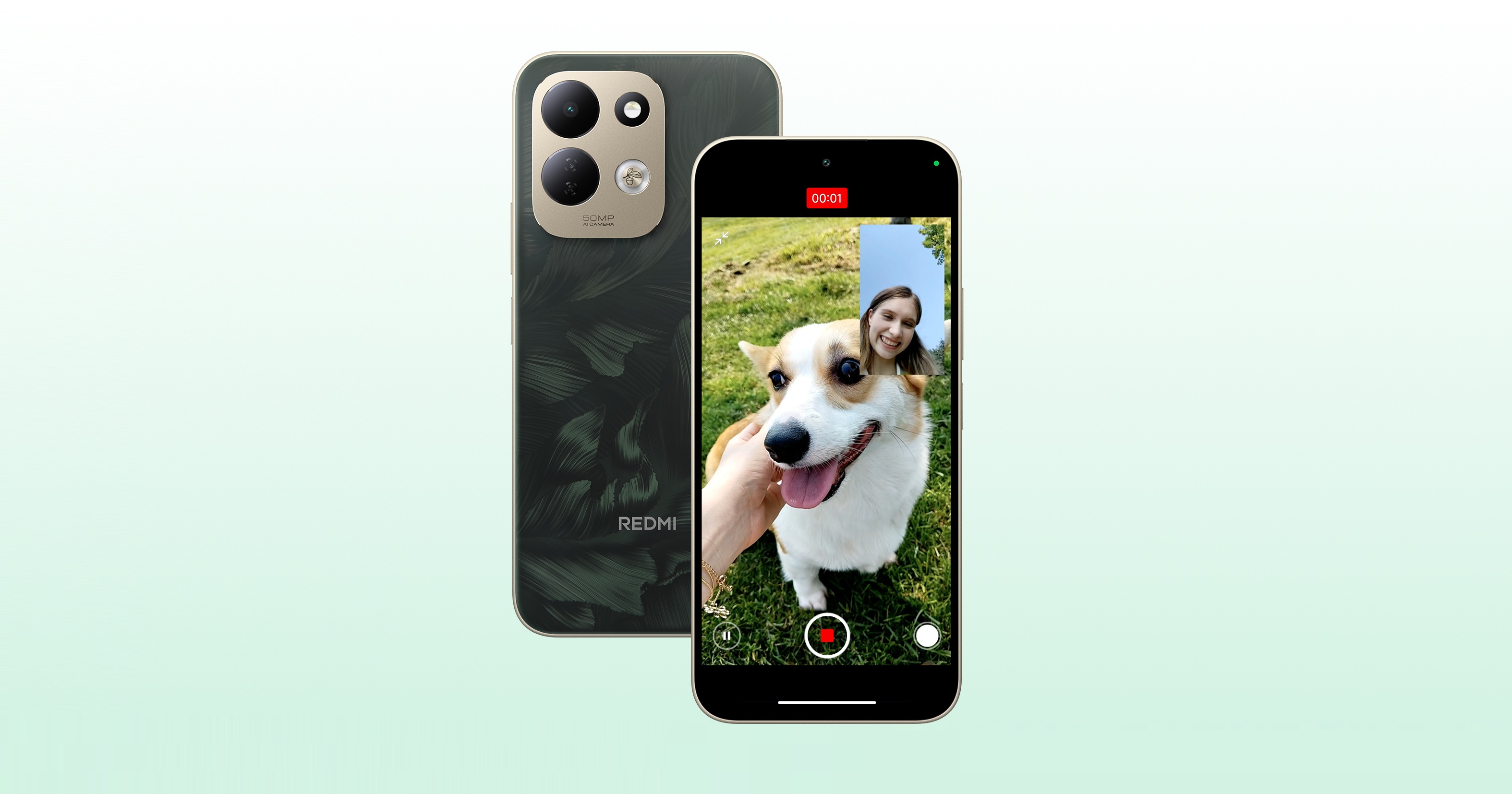 Mobilní telefon XIAOMI Redmi 17 4GB256GB Oak Green