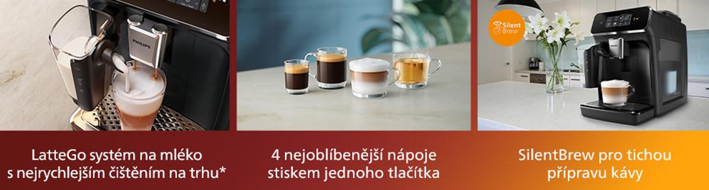 Automatické espresso PHILIPS Series 2300 LatteGo EP233110