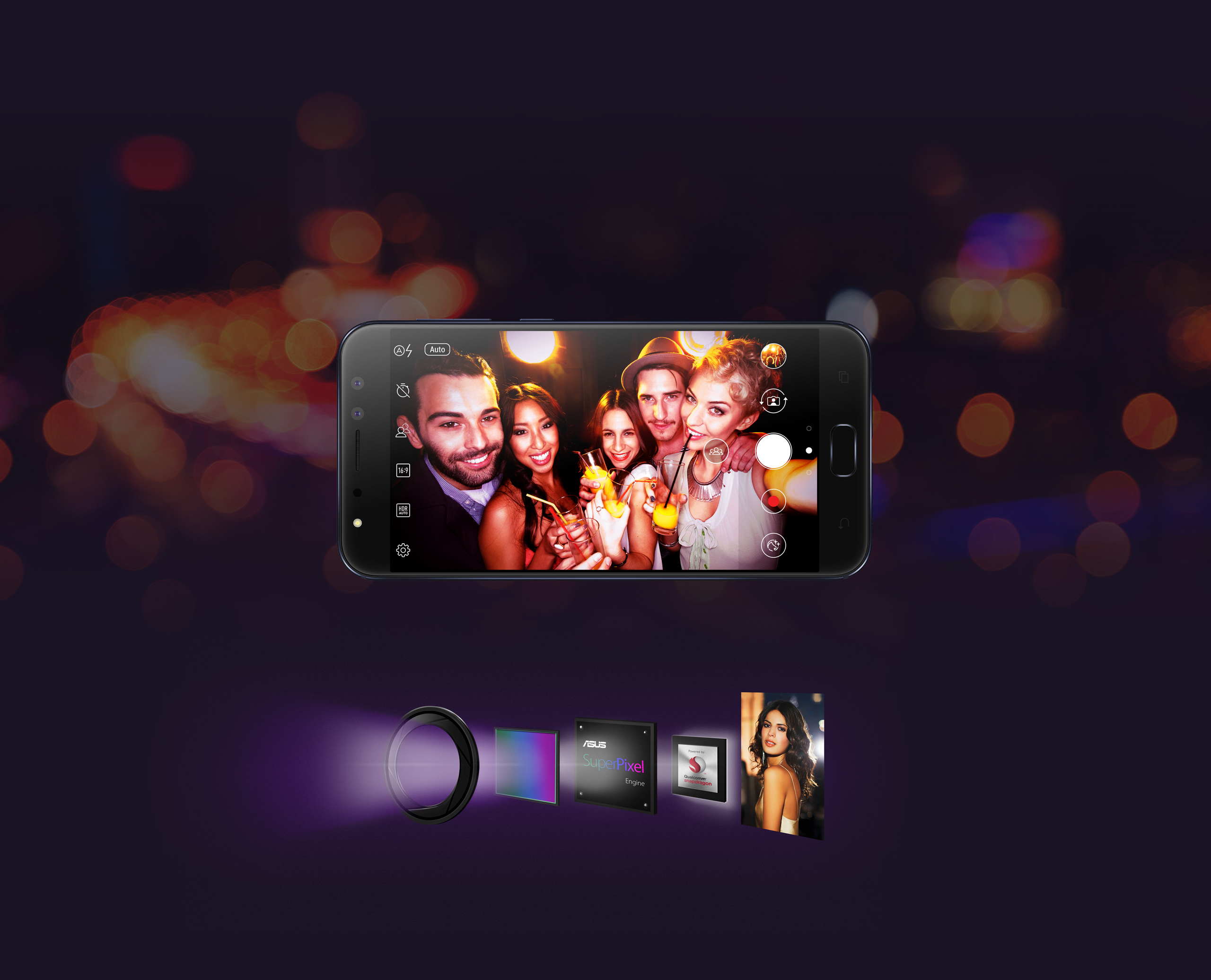 Mobilní telefon ASUS ZenFone 4 Selfie Pro ZD552KL červený red