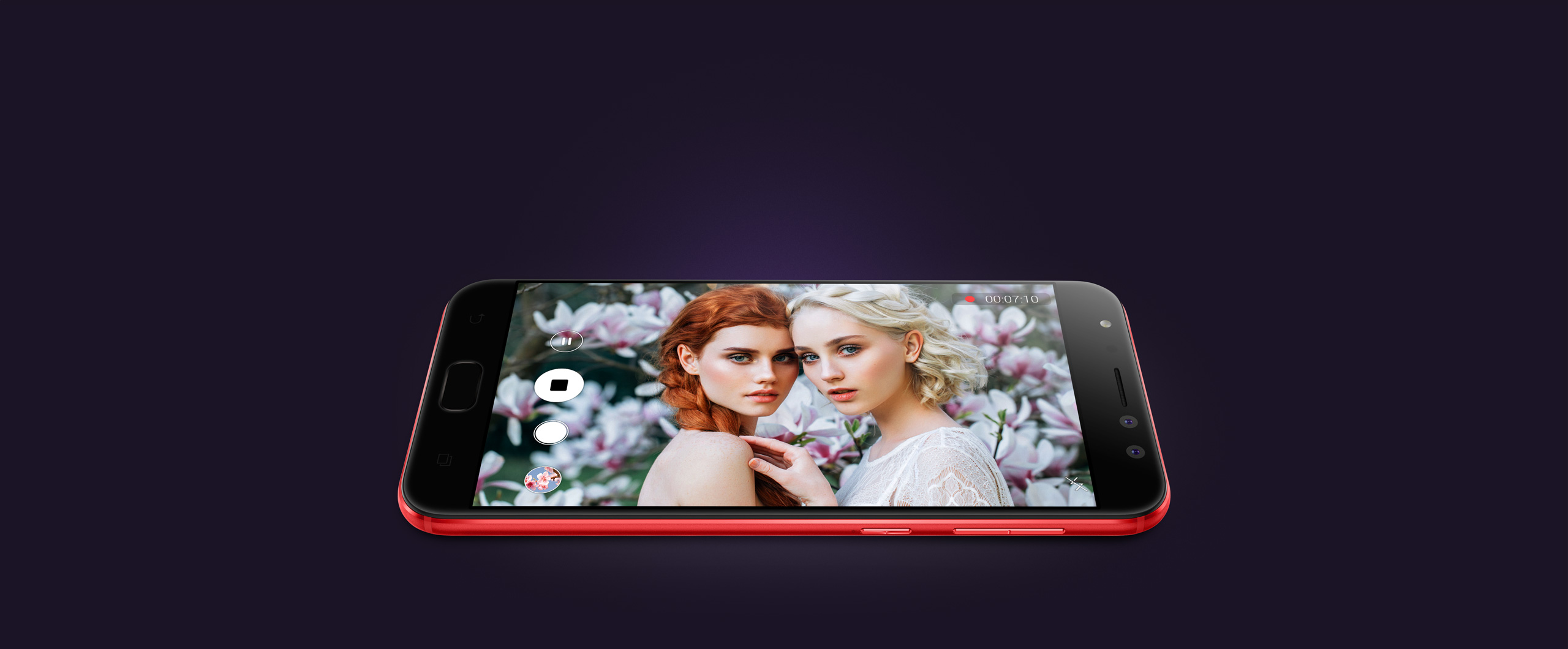Mobilní telefon ASUS ZenFone 4 Selfie Pro ZD552KL červený red