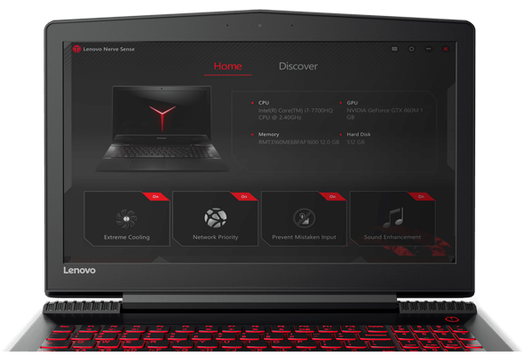 Herní notebook LENOVO Legion Y52015IKBN černý black
