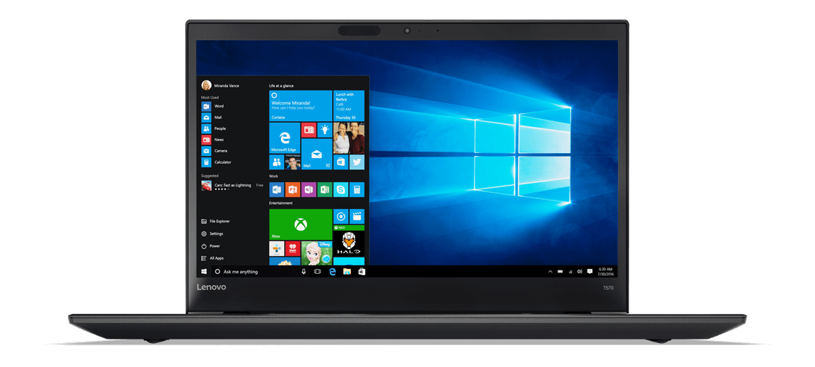 Notebook LENOVO ThinkPad T570 černý black